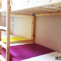 Magic Hostel (closed) Просторный номер с 4 двухъярус
