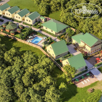 Verhnelebyazhie Fish Resort Вид сверху