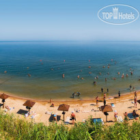 Tizdar Family Resort & Spa пляж гостиницы Тиздар на Азовс