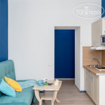 Грифон - Гостевые комнаты и апартаменты Студия Премиум 2-местная с вид