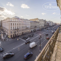 Lopatin Невский 100 Панорамный вид из номеров с ба