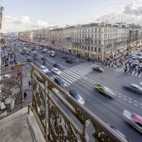 Lopatin Невский 100 Панорамный вид из номеров с ба