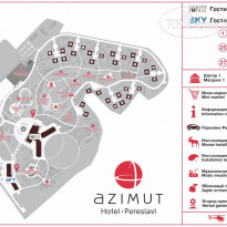 AZIMUT Pereslavl Карта отеля