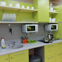 Капсульный хостел Лайм - Кухонная зона, оборудованная