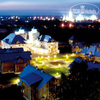 Дивеевская слобода вид на монастырь ночью