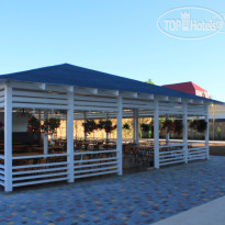 Villa Santorini Летняя терраса ресторана с соб