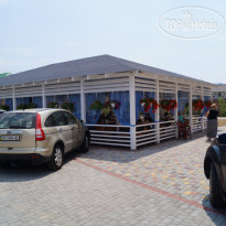 Villa Santorini Летняя терраса ресторана с соб