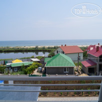 Villa Santorini Вид на море из номера.