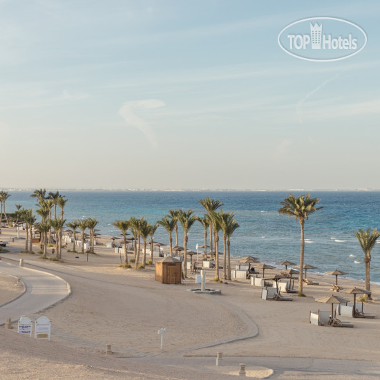 Пляж в The Oberoi Sahl Hasheesh 5*