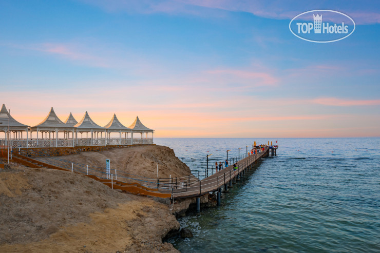 Пляж в Pickalbatros Villaggio Resort - Portofino Marsa Alam 4*