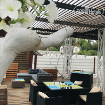 Club Hotel Bereg Evkaliptov Открытая терраса ресторана.