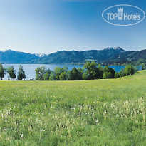 Gastehaus Linsinger Bad Wiessee Вид на озеро