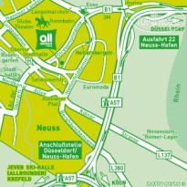 Ibis Styles Duesseldorf Neuss  Карта