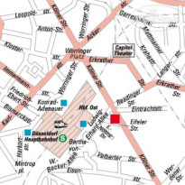 Ibis Duesseldorf Zentrum Карта