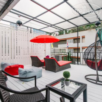 Matchbox Bangkok Hostel Терраса