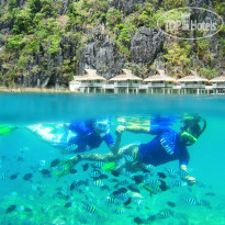 El Nido Resorts Apulit Island возле рифов