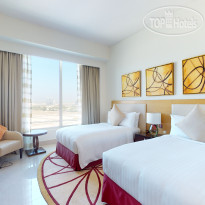 Marriott Executive Apartments Al Jaddaf Спальня с двумя кроватями