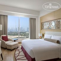 Marriott Executive Apartments Al Jaddaf Спальня с одной кроватью