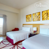 Marriott Executive Apartments Al Jaddaf Спальня с двумя кроватями