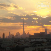 Premier Inn Dubai International Airport Вид на Дубаи.