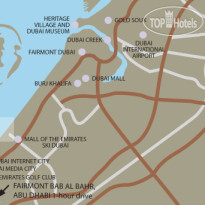 Fairmont The Palm карта отеля