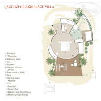 Sun Siyam Vilu Reef Jacuzzi Deluxe Beach Villa пла