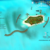 You & Me by Cocoon Maldives Island Map
