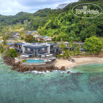 Infinity pool в Mango House Seychelles, LXR Hotels & Resorts 5*