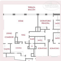 Trianon Residence Recoleta Карта номера