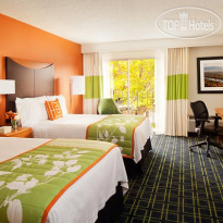 Fairfield Inn Albuquerque University Area Номер с двумя двуспальными кро