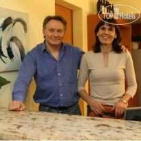 Garni Bernadette Хозяева отеля Мартин и Иоланда