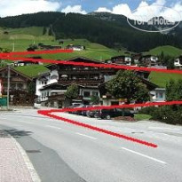 Gastehaus Bergruh Дорога к отелю