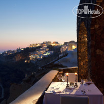 Canaves Oia Petra Gourmet 2 tables restaur