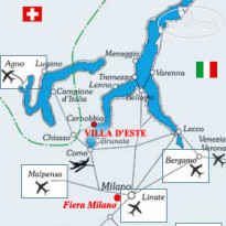 Villa d`Este Карта