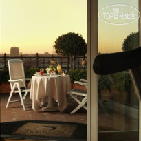 Principe Вид на террасу из тренажерного