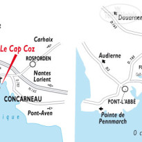Hotel de la pointe de Cap Coz 