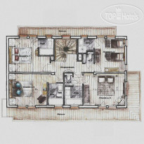 Chalet Reine Des Pres The First Floor.