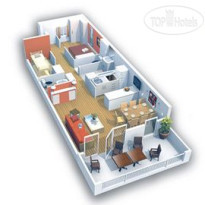 Res. P&V Les Rivages des Issambres Типы апартаментов