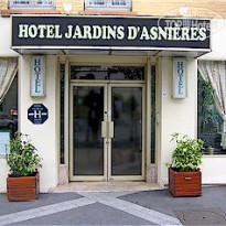 Les Jardins dAsnieres Вход в отель