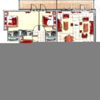 Chalet des Neiges Plein Sud Апартамены на 14 человек.
