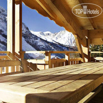 Chalets Cocoon Солнечная терраса.